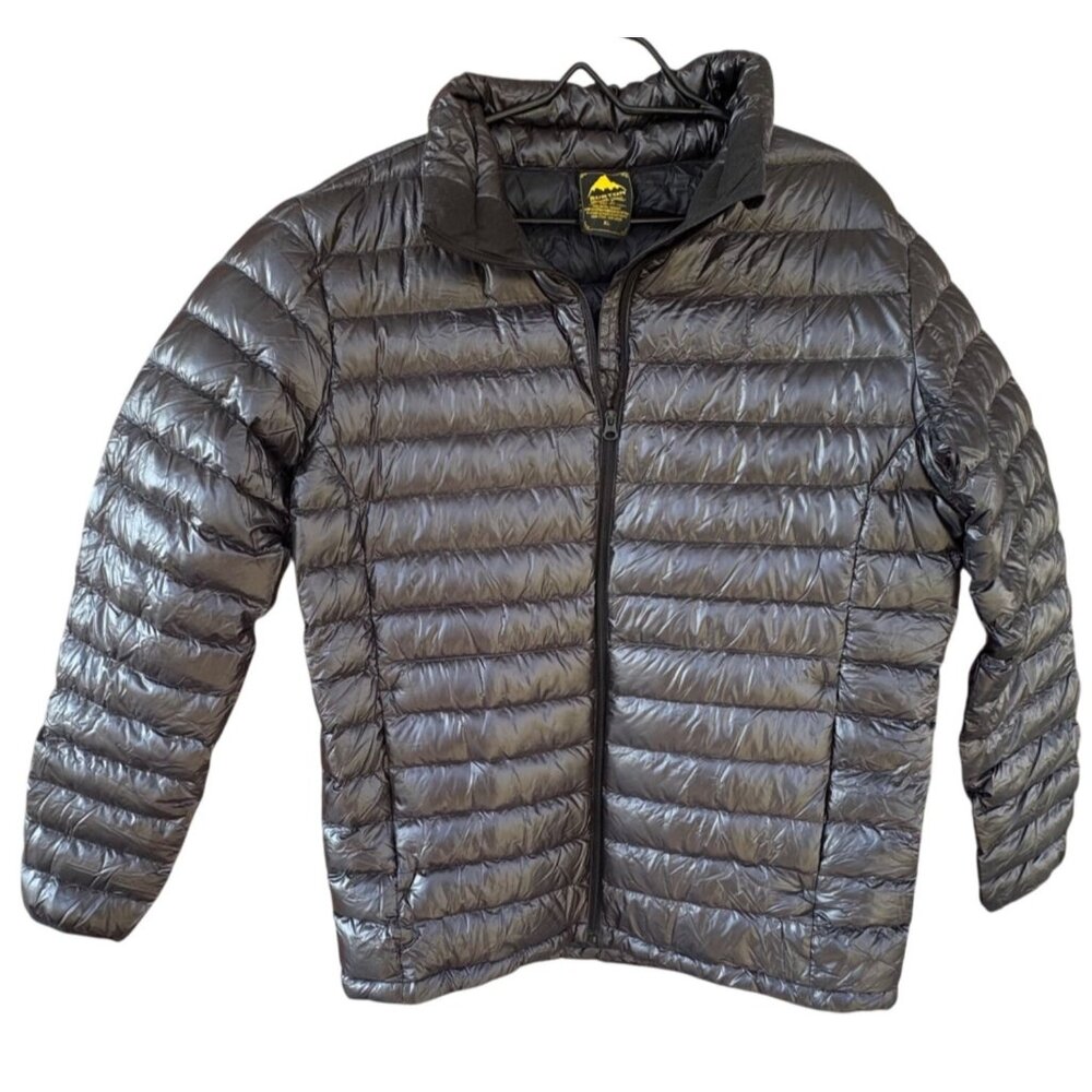 Burton Double Goods Mens Size XL Lightweight Black Down Jacket